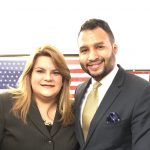 Seccion Galeria – Congresista Jenniffer Gonzalez (Puerto Rico) y Geovanny Vicente Romero en el congreso en 2018