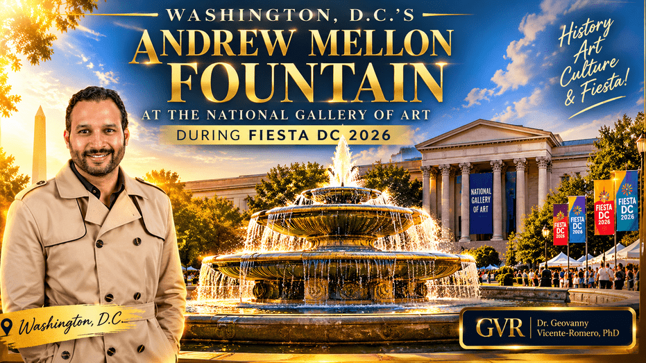 Washington, D.C.’s Hidden Treasure 🇺🇸✨ The Magnificent Mellon Fountain During Fiesta DC 2026!